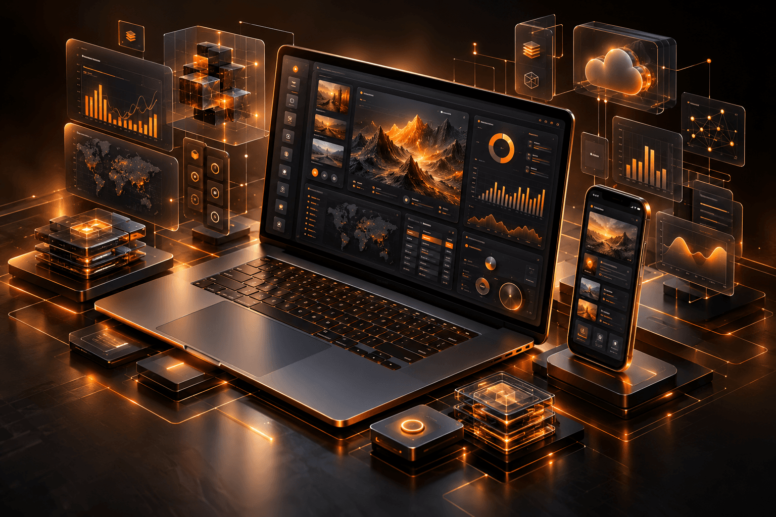 LionCreate custom software platform illustration